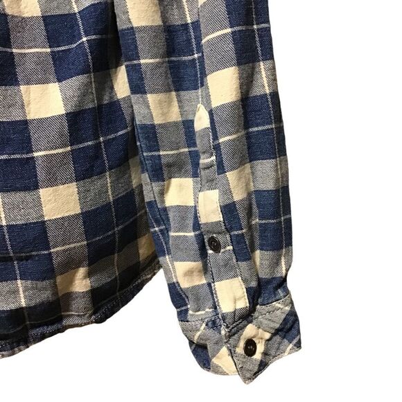 Divided by H&M Blue Plaid Shirt S - Picture 5 of 9
